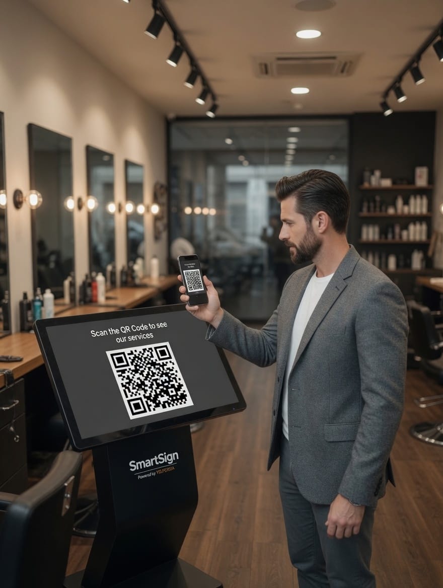 Horizontal SmartSign Kiosk