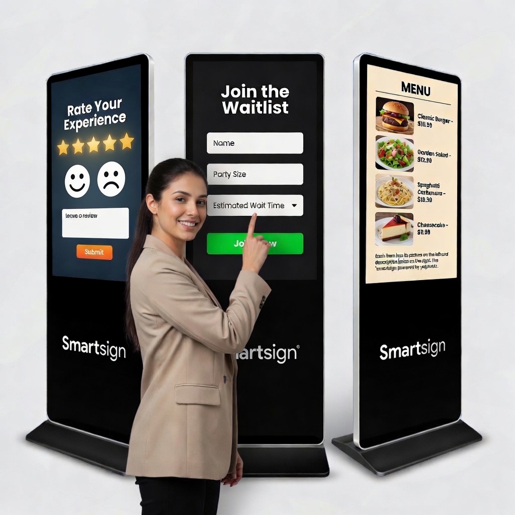 Vertical SmartSign Kiosk